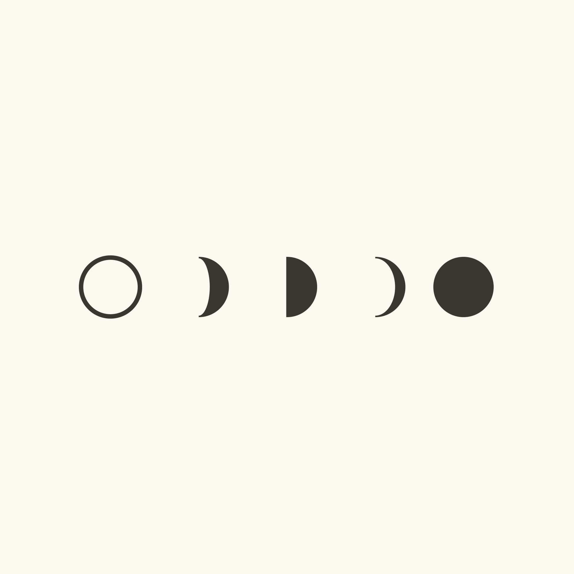The moon-phase embroidery, actual production artwork.